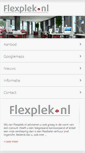 Mobile Screenshot of flexplek.nl